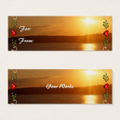 Lovely Sunshine Gift Label Mini Visitekaartjes (Voorkant /achterkant)