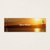 Lovely Sunshine Gift Label Mini Visitekaartjes (Achterkant)