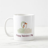 Lovely Swan Couple Valentijn | Koffie-Mok Koffiemok (Links)