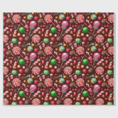 lovely sweet candydesign cadeaupapier (Vlak)