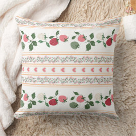 Lovely sweet strawberry pattern old fashioned kussen