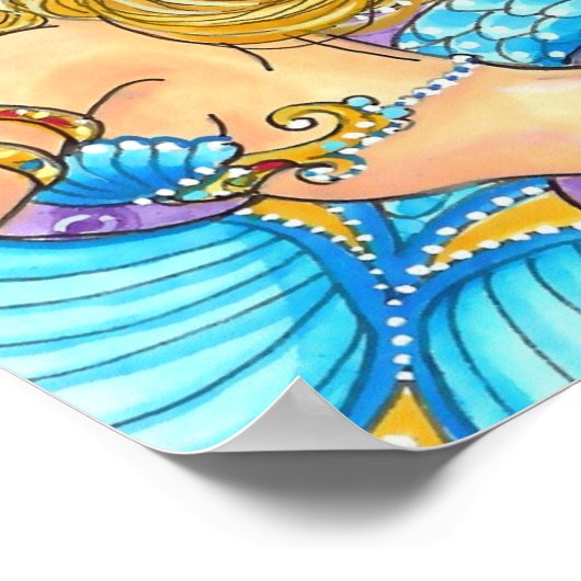 Lovely Swimmer Poster (Hoek)