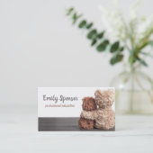 Lovely Teddy Bear Babysit & Childcare Kaart Visitekaartje (Staand voorkant)