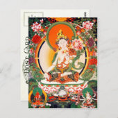 Lovely Tibetan Buddhist Art Postcard Briefkaart (Voorkant / Achterkant)