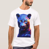 Lovely Tiger: Fierce Beauty ontmoet stijl T-shirt (Voorkant)