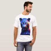 Lovely Tiger: Fierce Beauty ontmoet stijl T-shirt (Voorkant volledig)