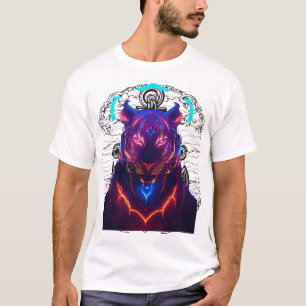 Lovely Tiger: Fierce Beauty ontmoet stijl T-shirt