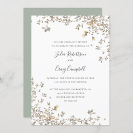 Lovely Tiny Green verlaat Whimsical Kaart