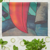 Lovely Toucan Graffiti Theedoek (Gevouwen)