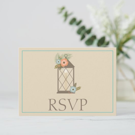 Lovely Tropical Response RSVP (Staand voorkant)
