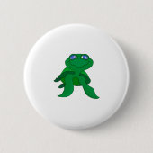 Lovely Turtle Ronde Button 5,7 Cm (Voorkant)