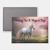 Lovely Unicorn Magnet (Voorkant / Achterkant)