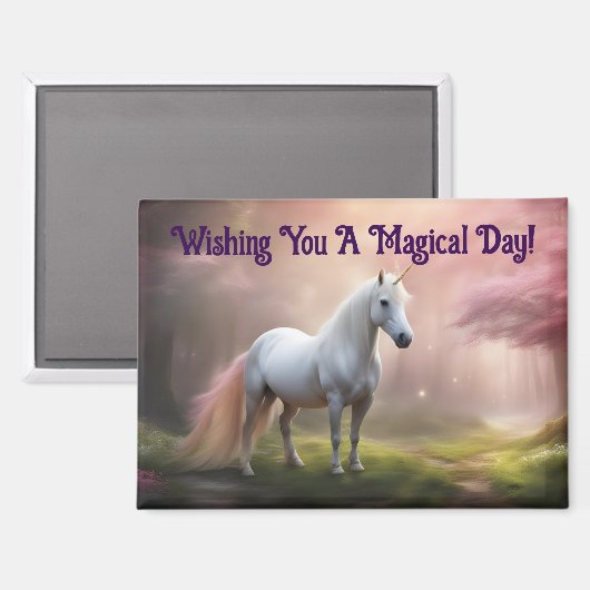 Lovely Unicorn Magnet (Voorkant / Achterkant)