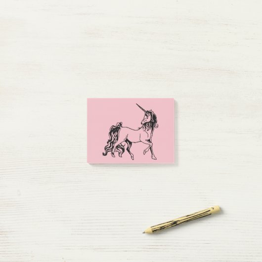 Lovely Unicorn Post-it® Notes (Op bureau)