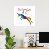 Lovely Unicorn Poster (Thuiskantoor)