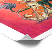 Lovely Unicorn Walk Poster (Hoek)