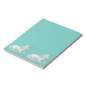 Lovely Unicorns Resting Notitieblok (Linkerzijde)