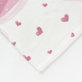 Lovely Valentijnsdag Design Theme Pattern Fleece Deken (Hoek)