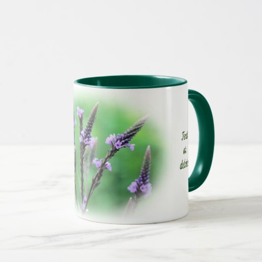 Lovely Vervain Flower Personalized Mok (Voorkant rechts)