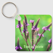 Lovely Vervain Wildflower Persoonlijk Sleutelhanger (Voorkant)