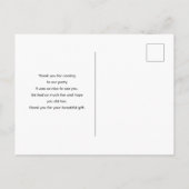 Lovely Waterfall door een Lush Green Forest Dank j Briefkaart (Achterkant)