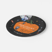 Lovely Waterverf Halloween Kinder Costume Party Papieren Bordje (Gekanteld)