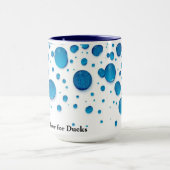 Lovely Weather For Ducks Funny Rainy Day Mok (Midden)