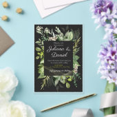 lovely wedding invitation acryl uitnodigingen (Insitu (Huwelijk))