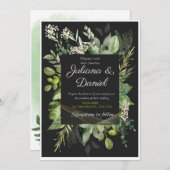 lovely wedding invitation kaart (Voorkant / Achterkant)