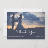 Lovely Wedding Photo Bedankkaart (Voorkant)