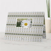 Lovely White Daisy Kaart (Achterkant)