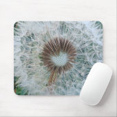 Lovely White Dandelion Muismat (Met muis)