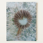 Lovely White Dandelion Planner (Achterkant)