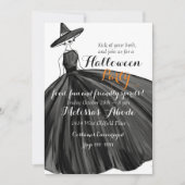 Lovely Witch Halloween Uitnodiging (Voorkant)