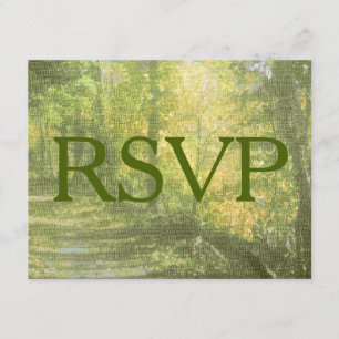 Lovely Wooded Path RSVP Informatiekaartje