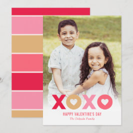 Lovely XOXO Editable Color Valentijnsdag Kaart