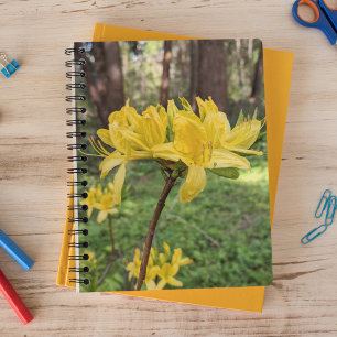 Lovely Yellow Azalea Floral Notitieboek