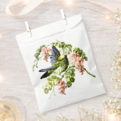 Lovely Young Parrot in Flowering Tree Bedankzakje (Geknipt)