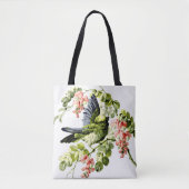 Lovely Young Parrot in Flowering Tree Tote Bag (Voorkant)