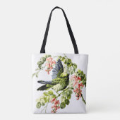 Lovely Young Parrot in Flowering Tree Tote Bag (Achterkant)