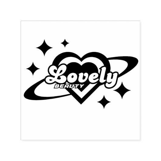 Lovely Zelfinktende Stempel (Design)