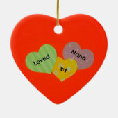 Loven door Nana Keramisch Ornament (Achterkant)