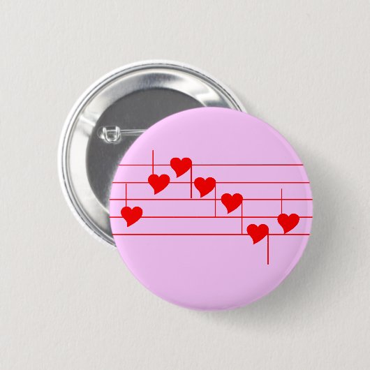 Love'n Notes Ronde Button 5,7 Cm (Voorkant /achterkant)