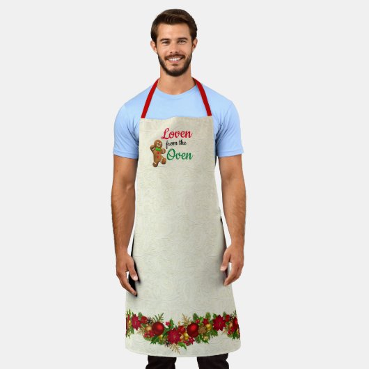 Loven van de kerstman Oven Schort (Gedragen)