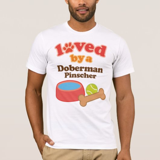 Loven van Doberman Pinscher (Hondenras) T-shirt (Voorkant)