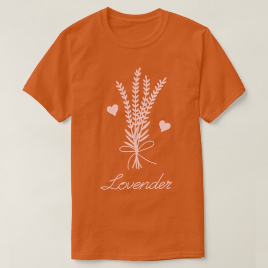 Lovender Liefde en Lavendel 3 T-shirt (Design voorkant)