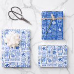 LoveNotes van het Zee Beach Ocean Modern CUSTOM Inpakpapier Vel<br><div class="desc">Perfect schattig cadeau wrap ontwerp. Met de hand gemaakte kunst voor jou! Ideaal voor een strandfeest aan zee, een vrijgezellenfeest, een verlovingsfeest of een verjaardagscadeau voor een vrijgezellenfeest. VOLLEDIG ! Voeg je eigen kleur toe aan de achtergrond of kijk in mijn winkel voor nog veel meer kleuren. BEDANKT VOOR HET...</div>