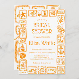 LoveNotes van het Zee Vrijgezellenfeest Modern CUS Kaart