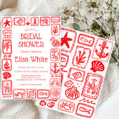 LoveNotes van het Zee Vrijgezellenfeest Modern CUS Kaart