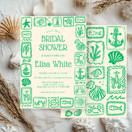 LoveNotes van het Zee Vrijgezellenfeest Modern CUS Kaart